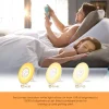 Creative alarm clock, radio, seven-color desk lamp, bedside night light, simulated sunrise wake-up, one-piece consignment in stock details Picture